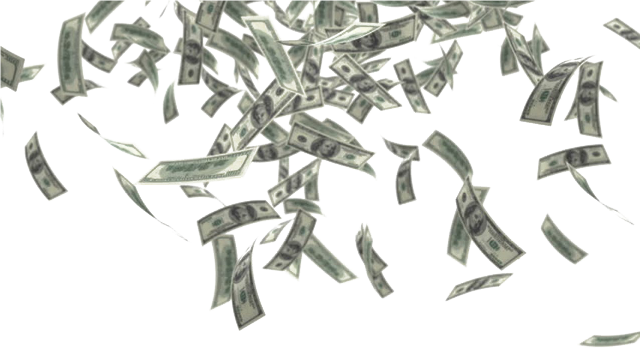 Money Falling Png HD Free Download