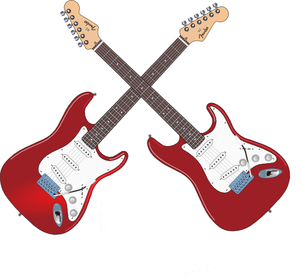 Guitar Vector Electric Red Png HD Free Download