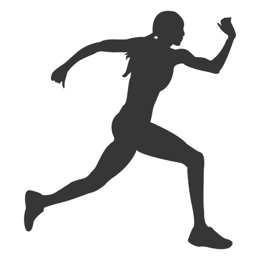 Running Athlete Female Clipart Png HD Free Download