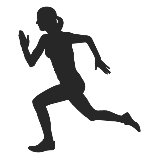 Running Athlete Female Png HD Free Download