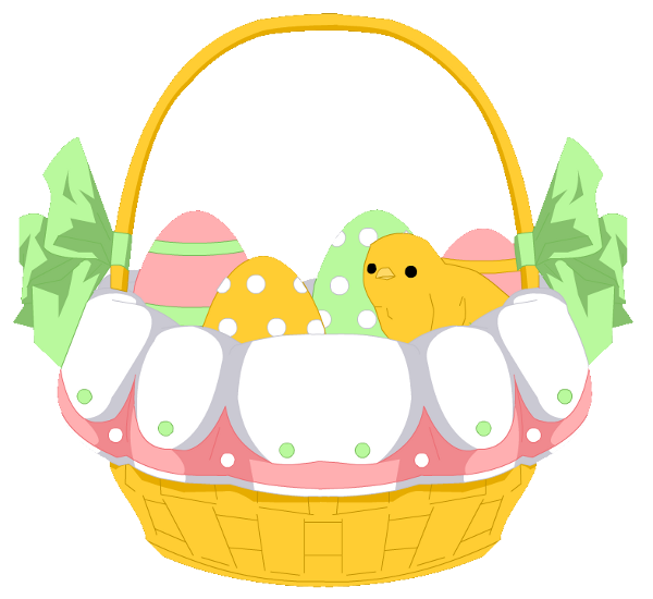 Basket Egg Vector Easter Png Hd Free Download