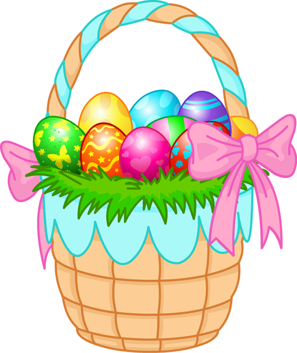 Basket Egg Easter Png Hd Free Download