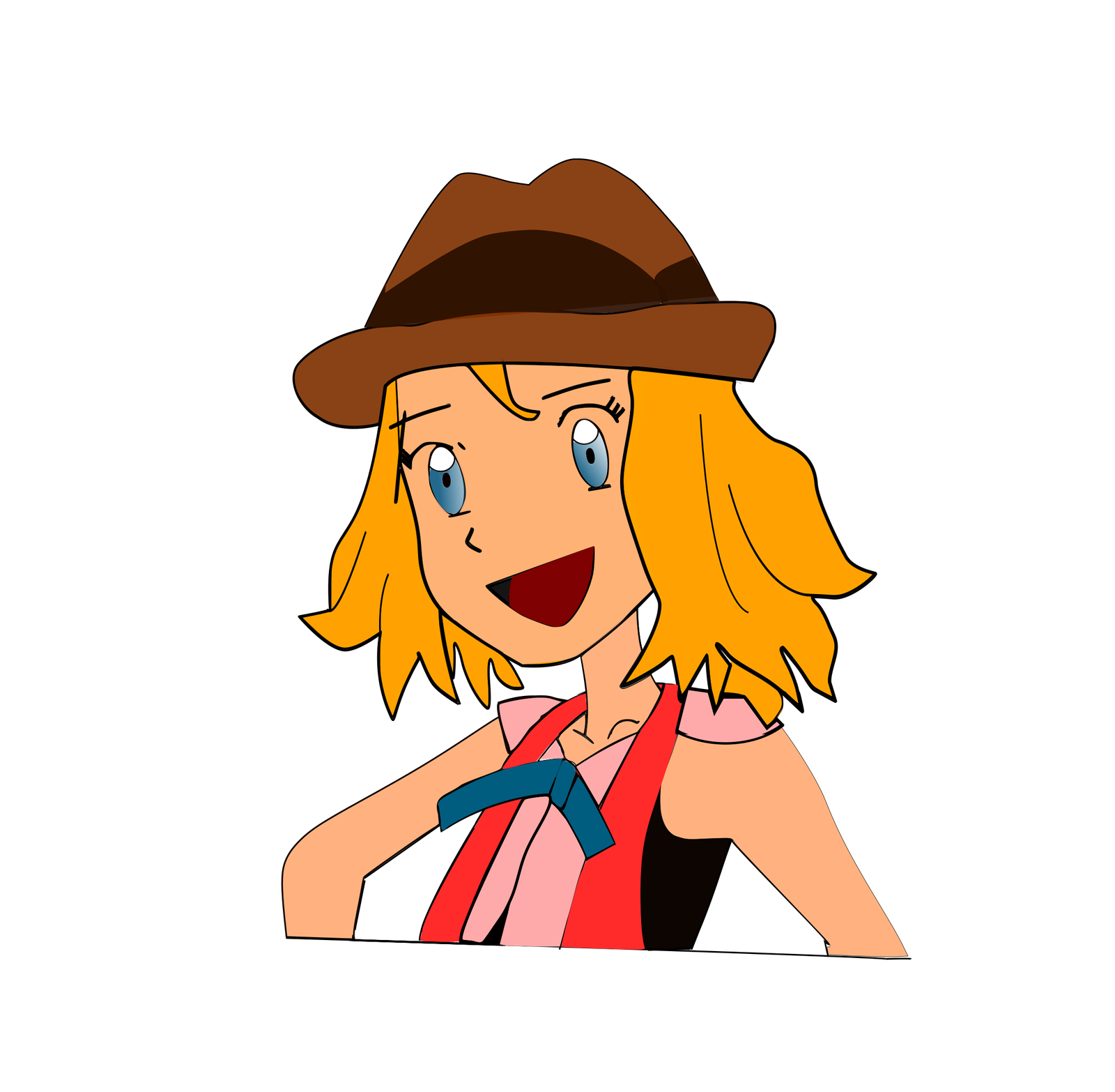 Wearing Girl Cap Anime Ealistic Png HD Free Download