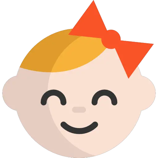 Baby Girl Smiling Clipart Png HD Free Download