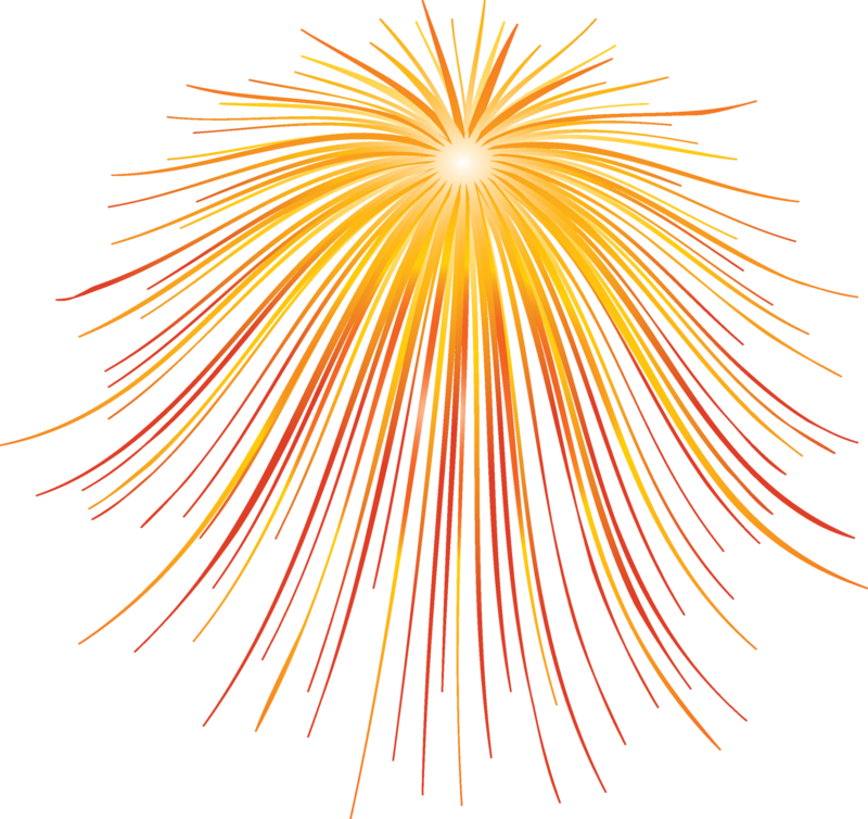 Fireworks Gold Png HD Free Download