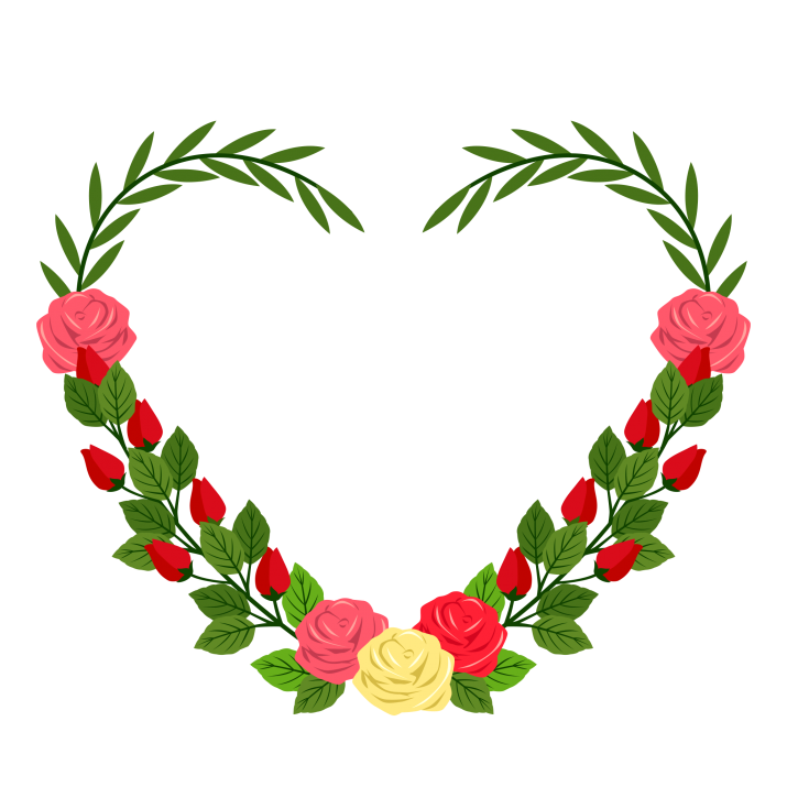 Heart Vector Love Flower Png HD Free Download