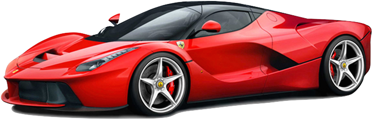 Photos Ferrari Side Red View Png HD Free Download