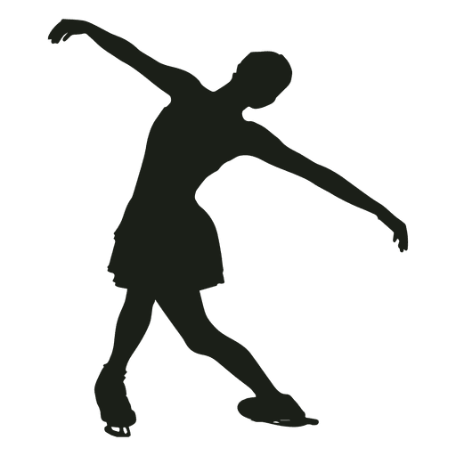 Skating Silhouette Figure Png HD Free Download