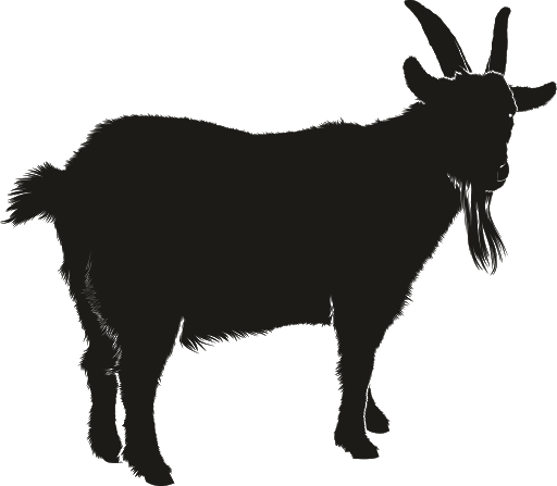 Vector Black Goat Png HD Free Download