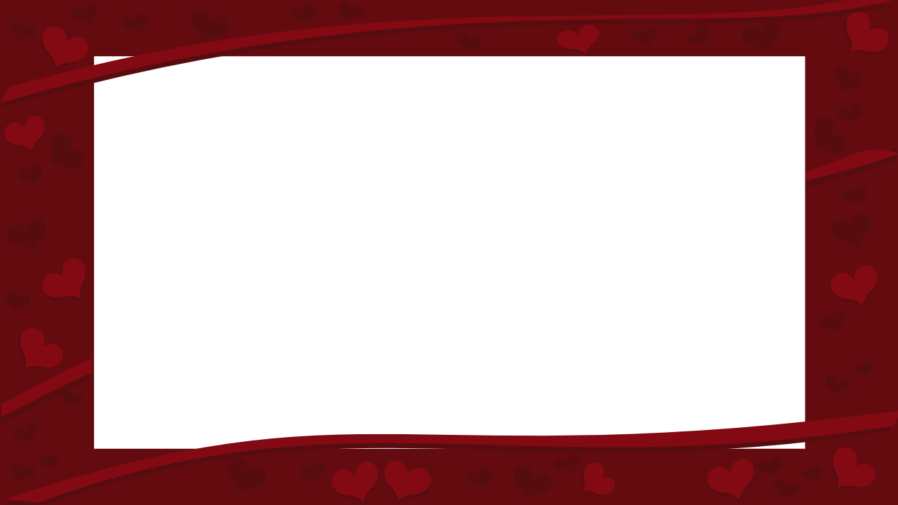 Valentines Border Day Landscape Png HD Free Download