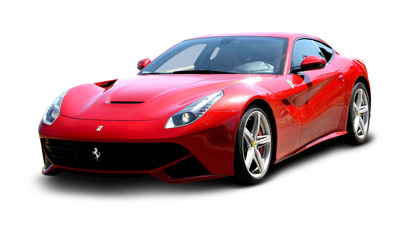 Front Ferrari Side Red View Png HD Free Download