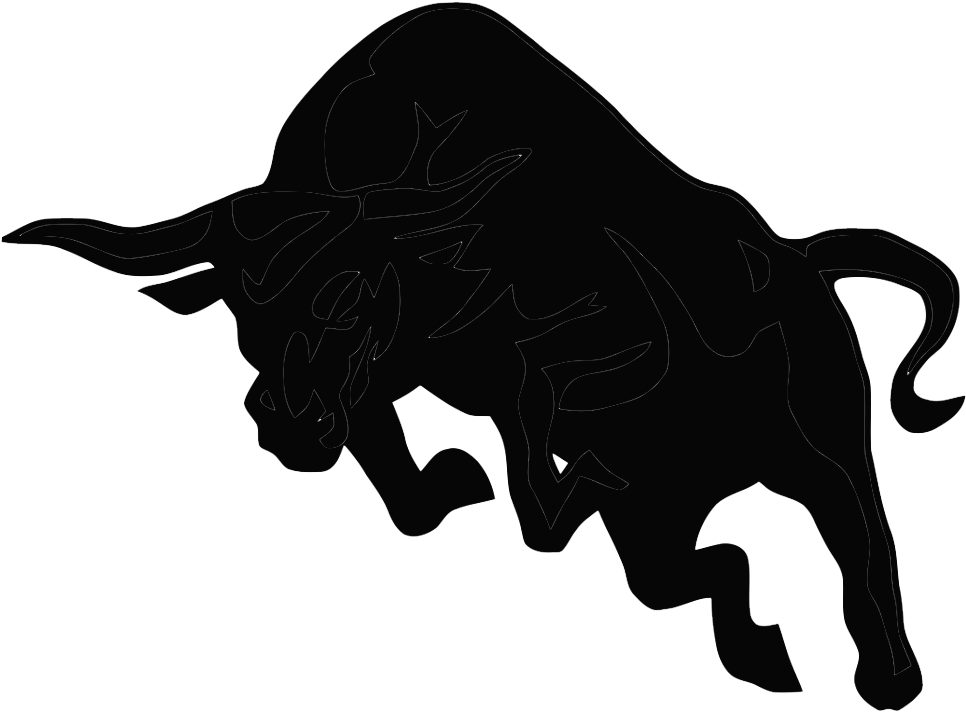 Vector Black Bull Png HD Free Download