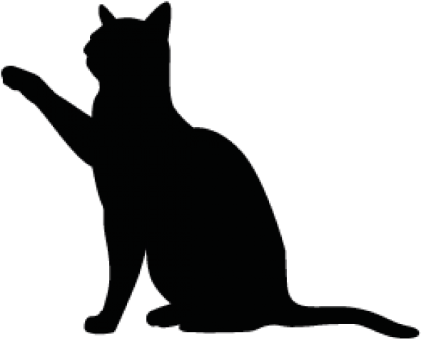 Vector Black Cat Transparent Png HD Free Download