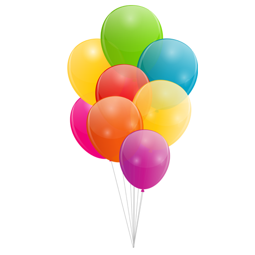 Of Balloons Bunch Png HD Free Download