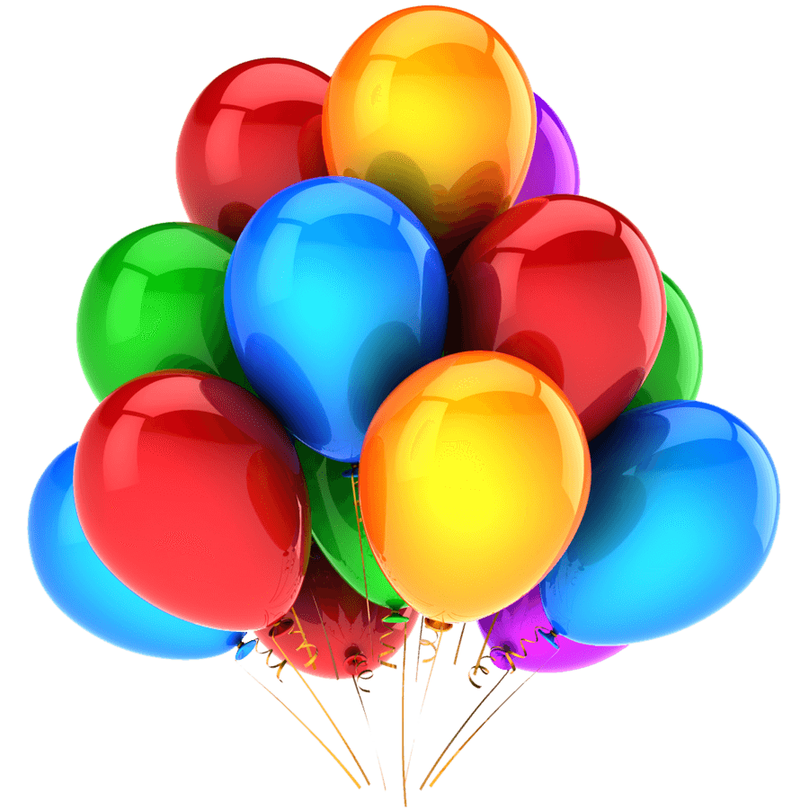 Of Balloons Bunch Png HD Free Download