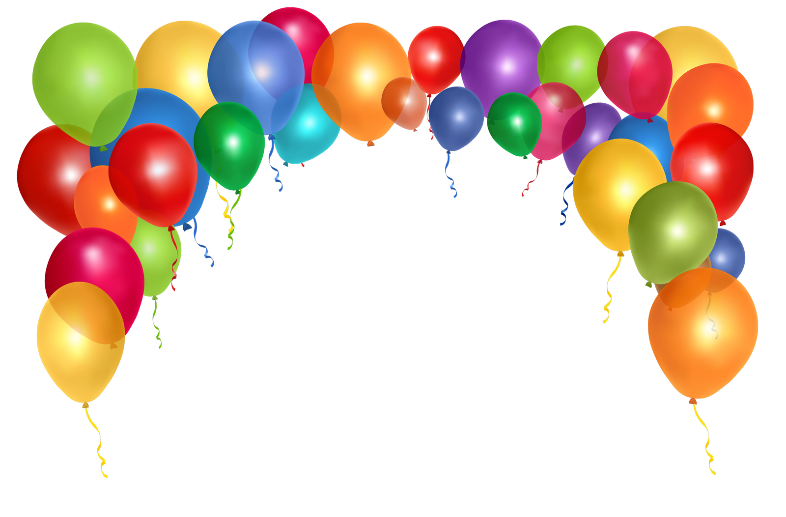 Of Balloons Colorful Bunch Png HD Free Download