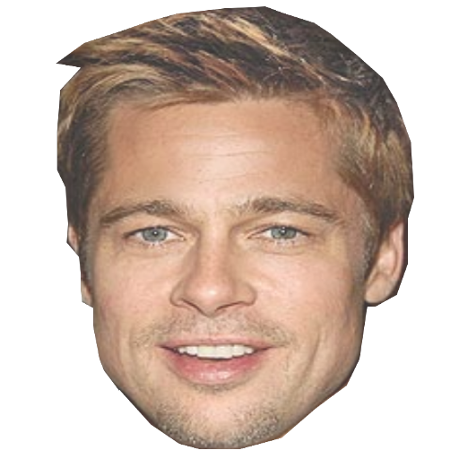 Brad Pitt Face File Png HD Free Download