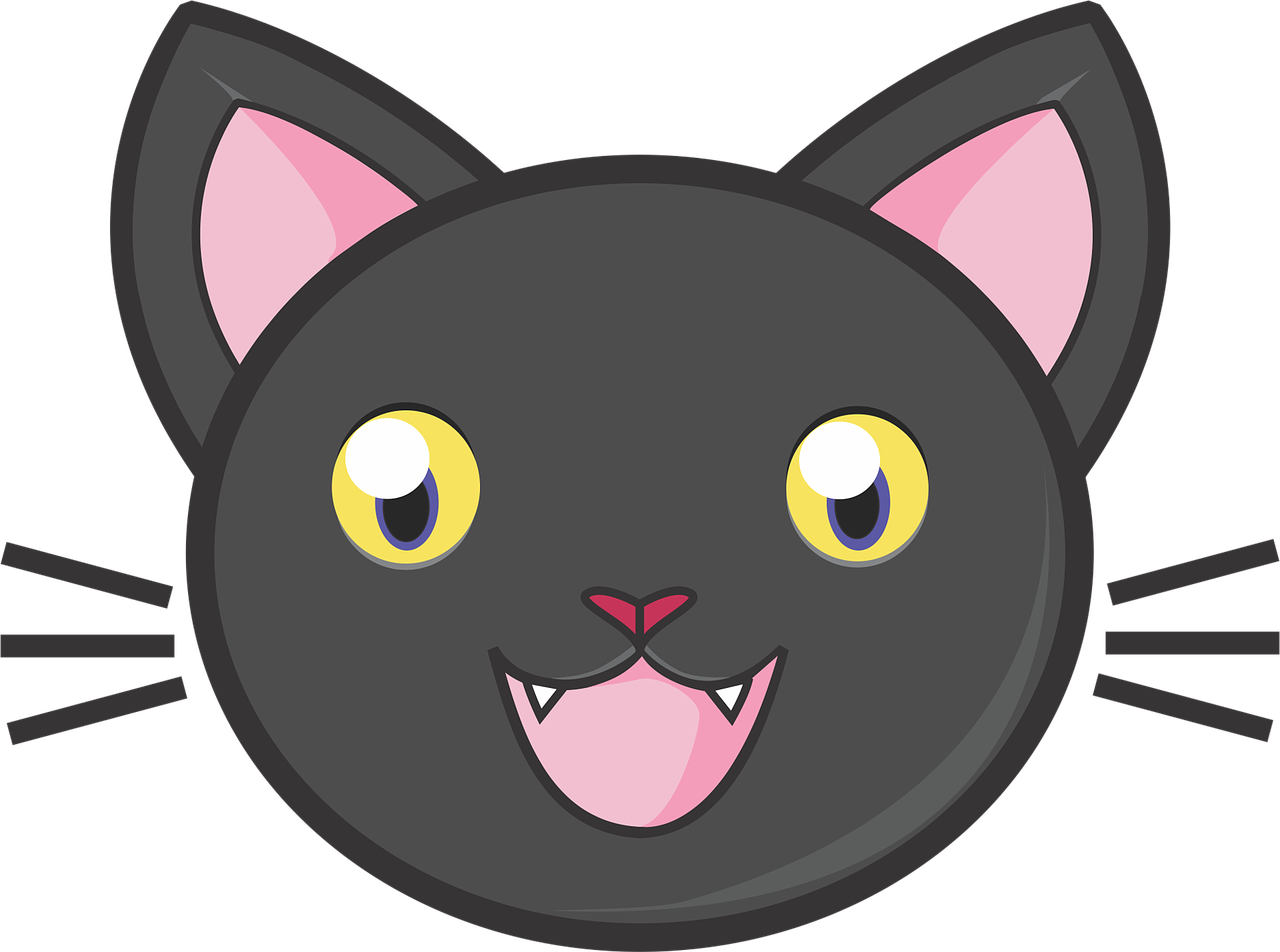 Vector Cat Face Png HD Free Download