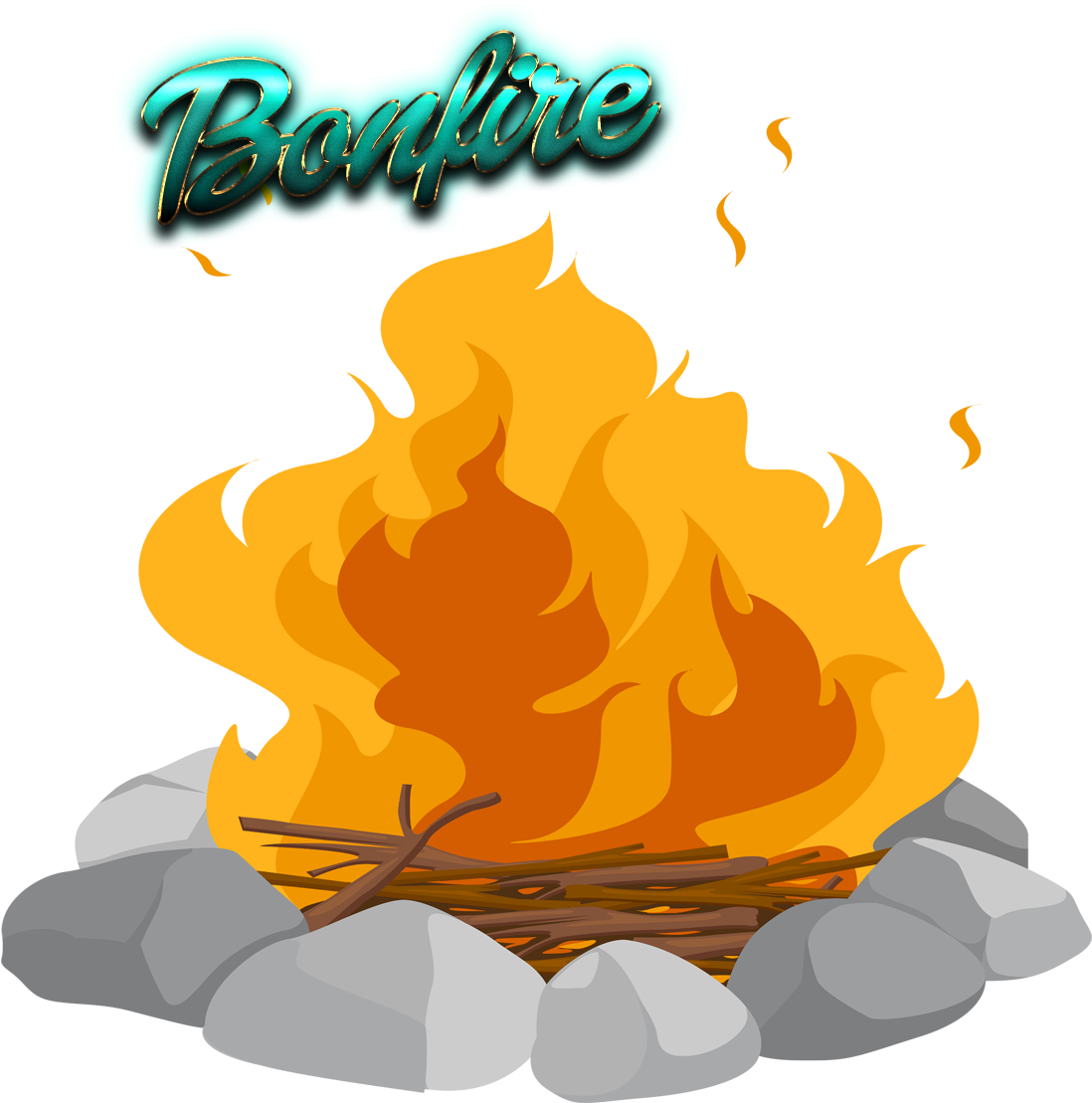 Vector Campfire Flame Png HD Free Download