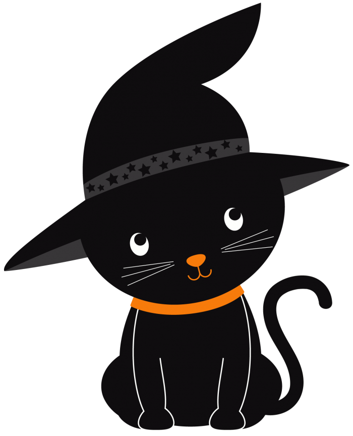 Vector Halloween Cat Png HD Free Download