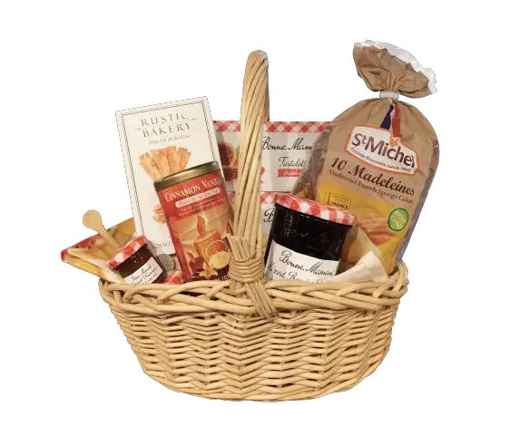Wheat Slices Wicker Basket Bread Png HD Free Download