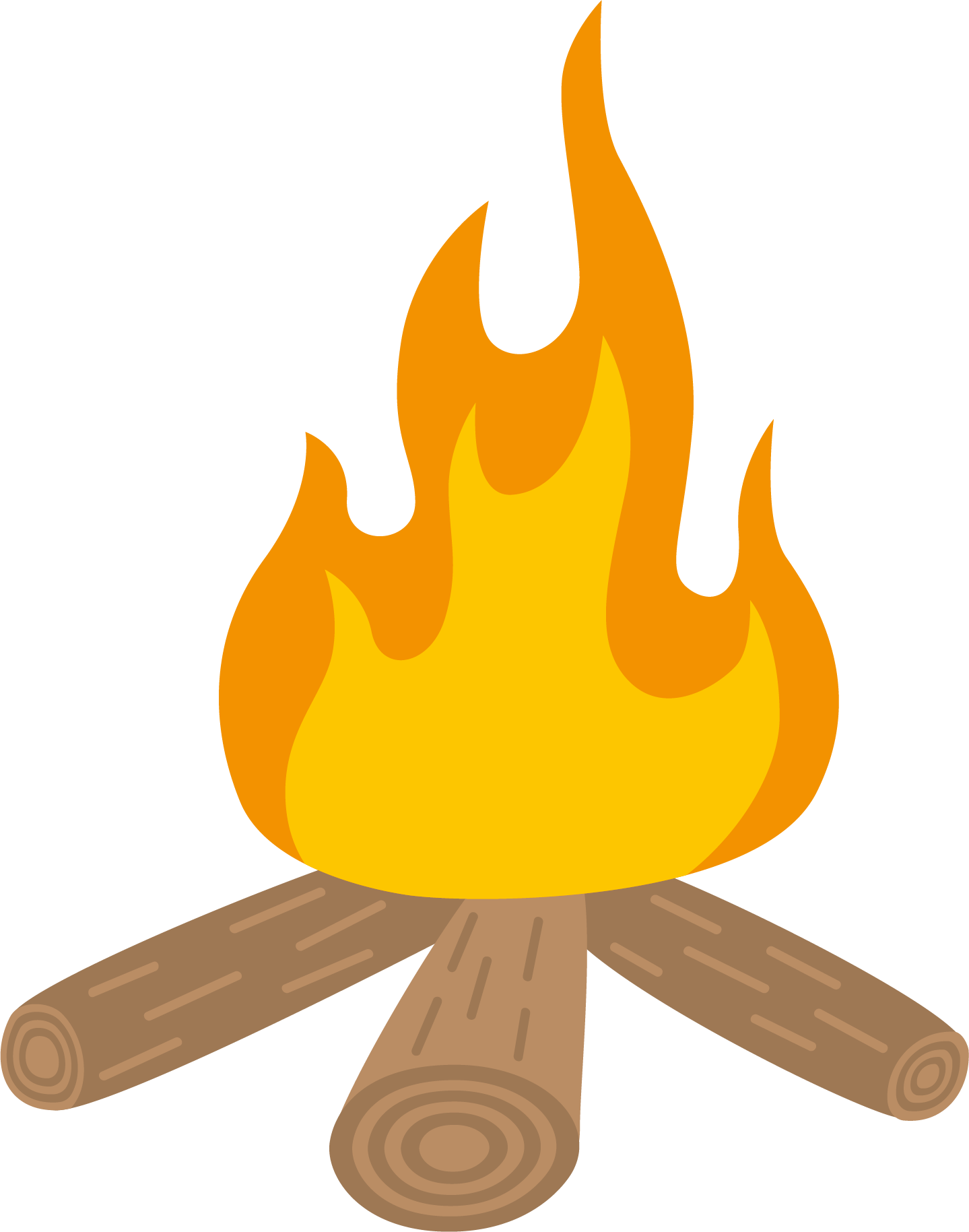 Vector Wood Campfire Clipart Png HD Free Download