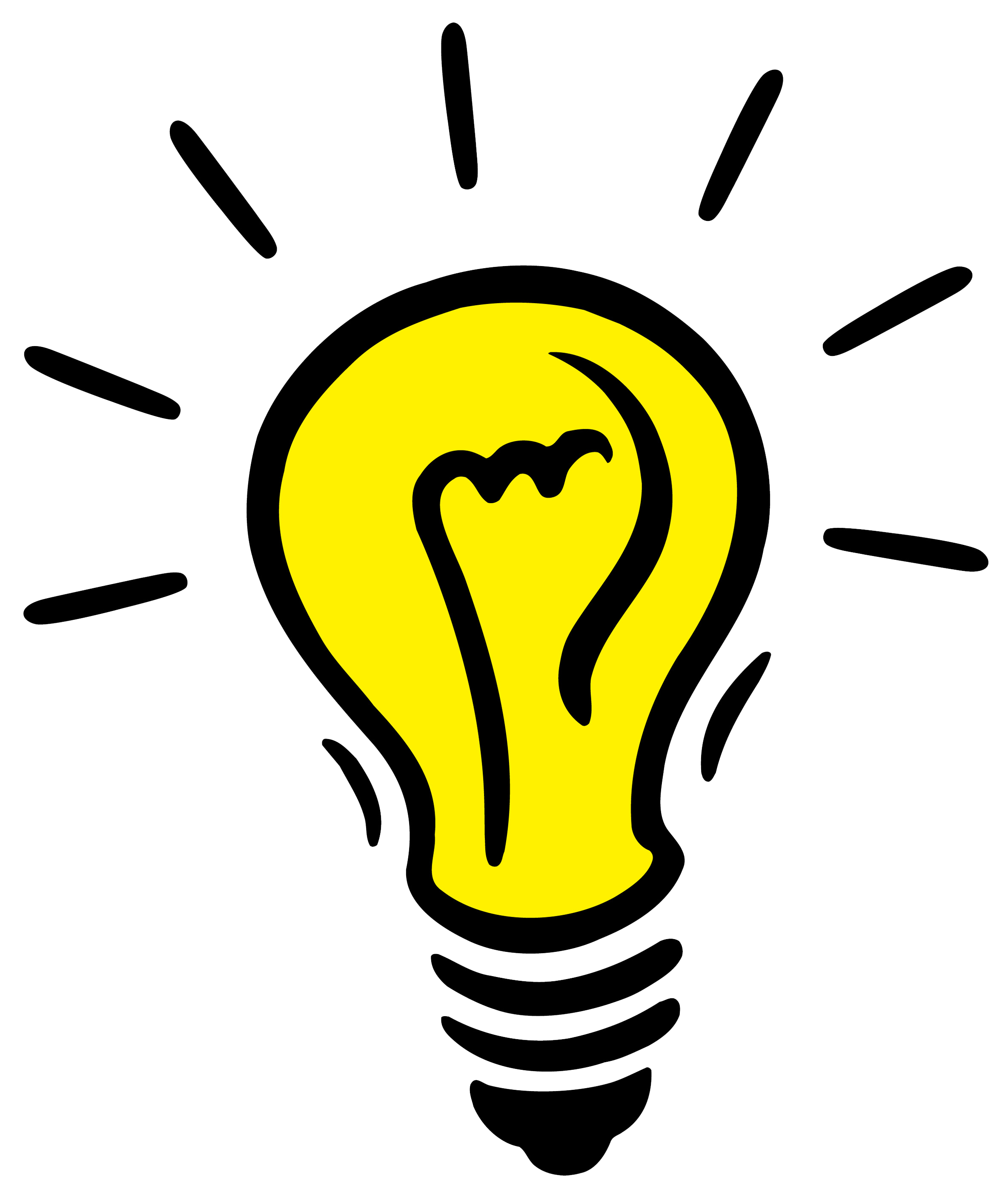 Bulb Yellow Png HD Free Download