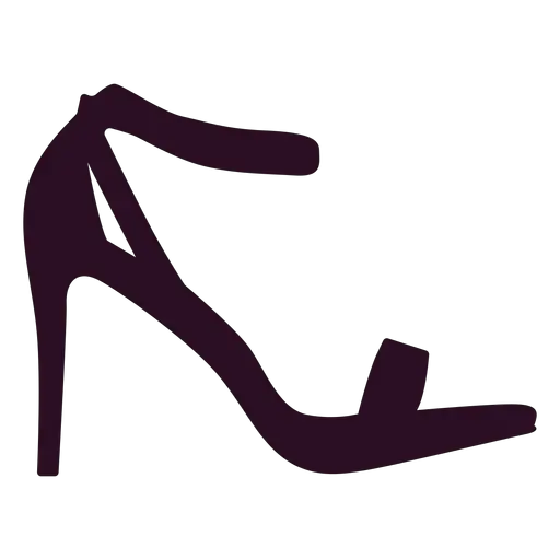 High Heels Black Shoe Png HD Free Download