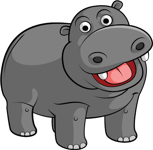 Hippo Grey Png HD Free Download