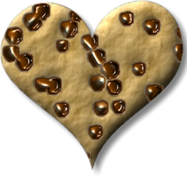 Heart Love Cookie Png HD Free Download