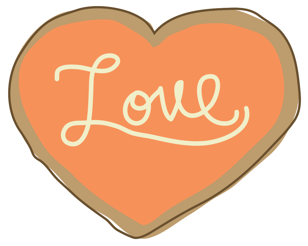 Heart Love Cookie Clipart Png HD Free Download