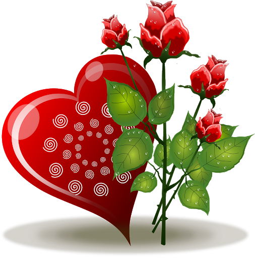 Rose Valentines Love Day Png HD Free Download