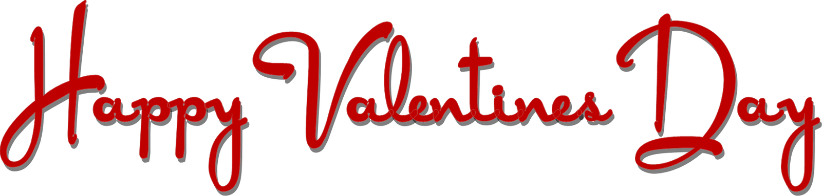 Text Valentines Day Red Transparent Png HD Free Download