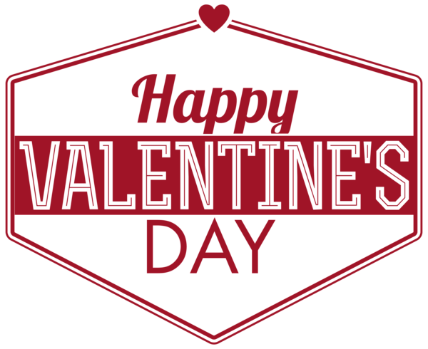 Text Valentines Day Red File Png HD Free Download