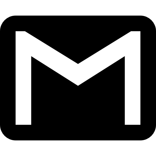 Black Gmail Png HD Free Download