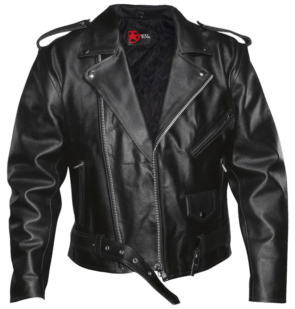 Leather Jacket Black Png HD Free Download