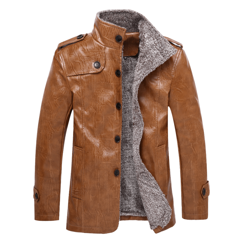 Leather Brown Jacket Clipart Png HD Free Download