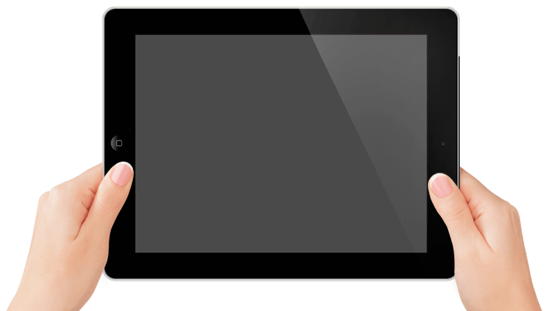 Tablet Holding Female Hand Clipart Png HD Free Download