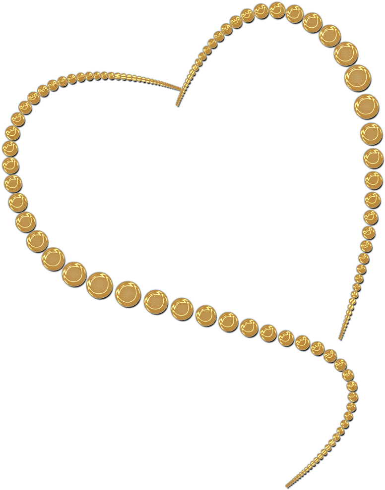 Heart Gold Png Hd Free Download