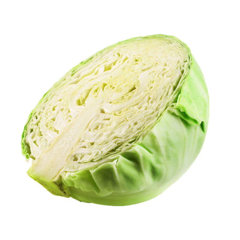 Cabbage Green Half Png HD Free Download