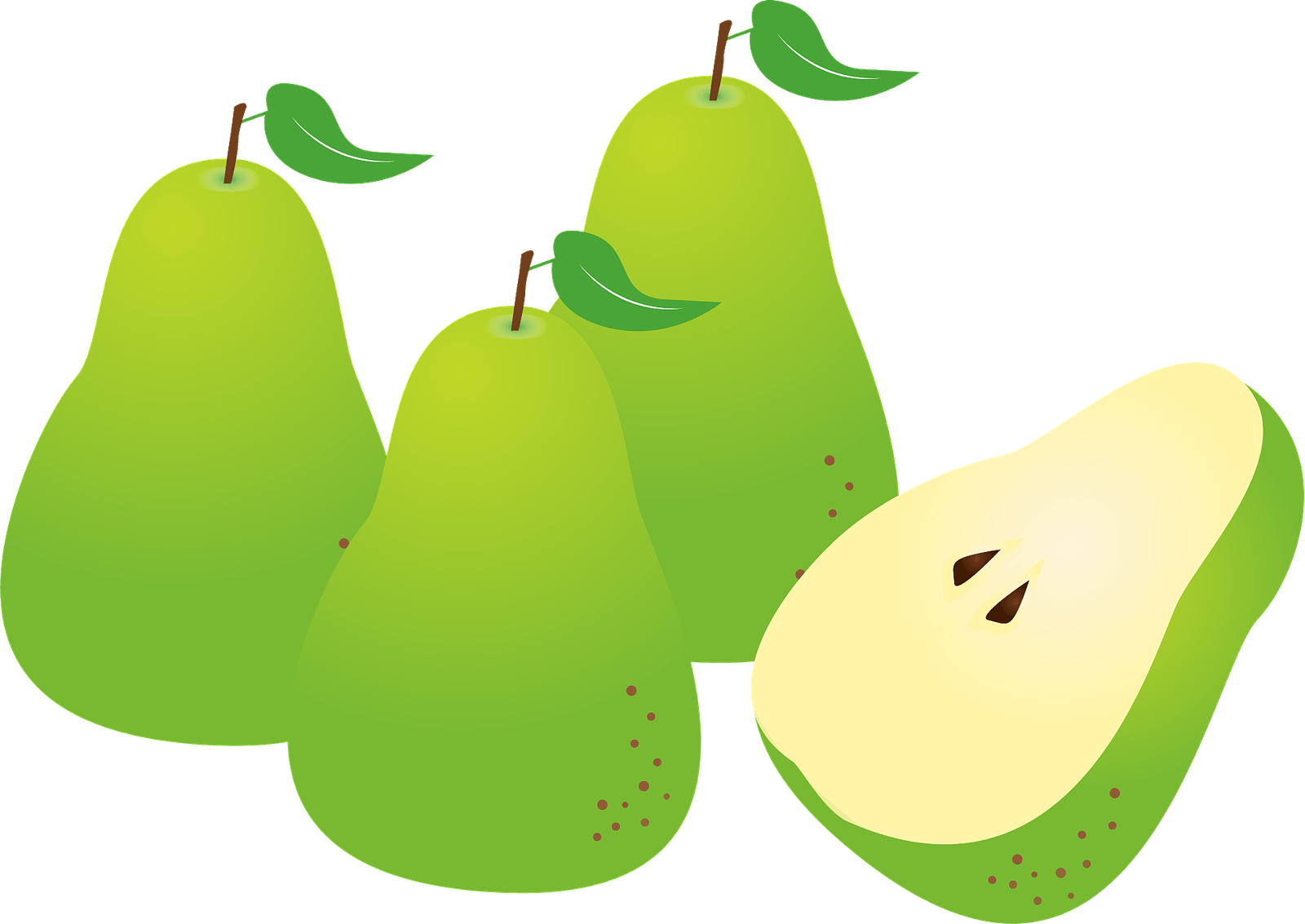 Green Pears Transparent Png HD Free Download