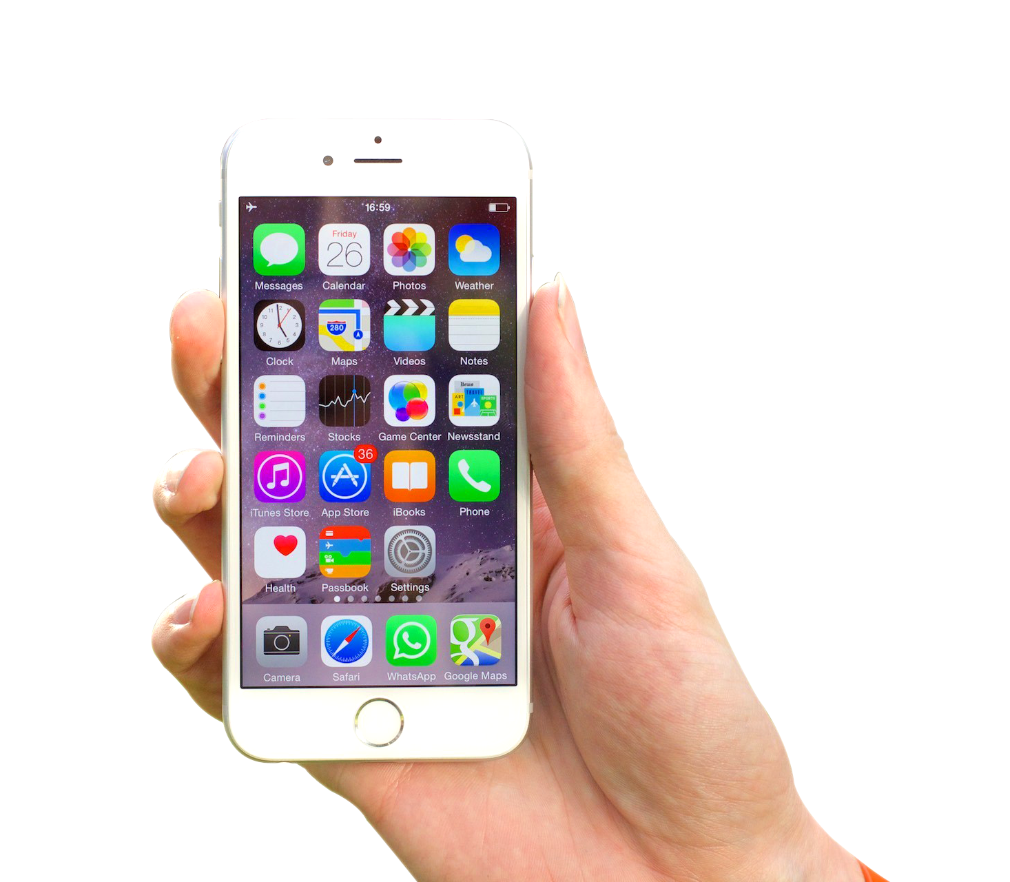 Pic Iphone Holding Hand Png HD Free Download