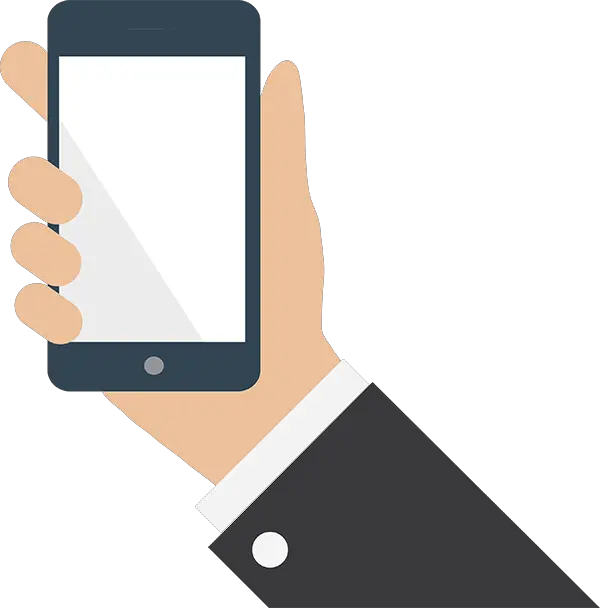 Smartphone Male Holding Hand Png HD Free Download