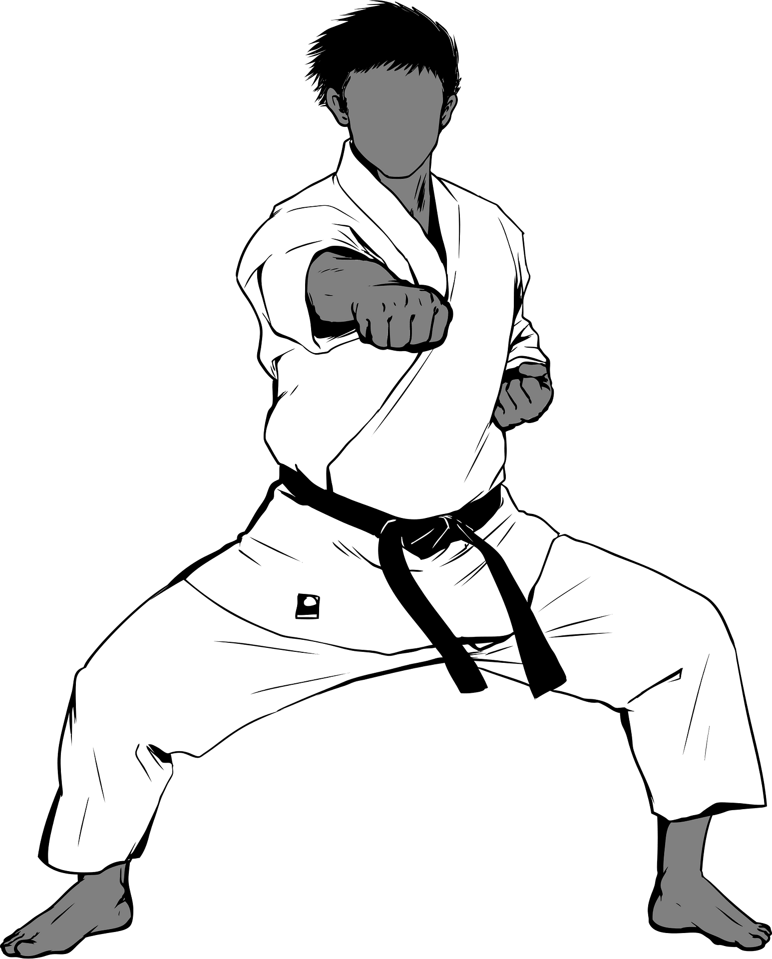 Karate Martial Male Fighter Png HD Free Download