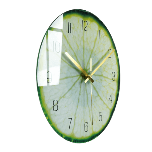 Wall Green Office Clock Png HD Free Download