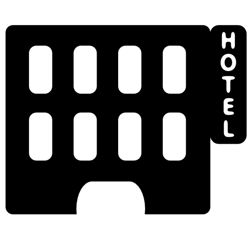 Building Hotel Silhouette Png HD Free Download