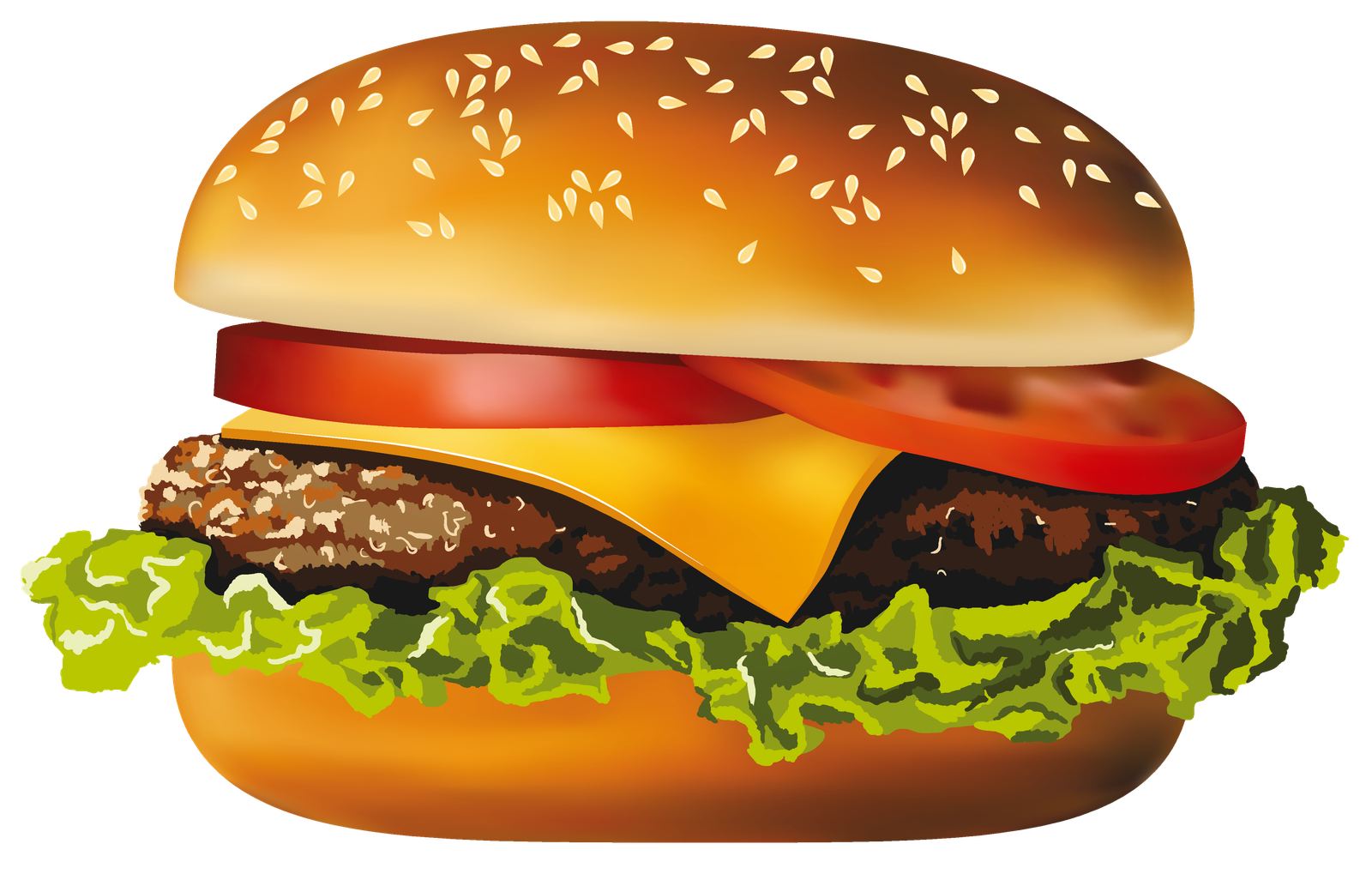 Burger Cheese Classic Png HD Free Download