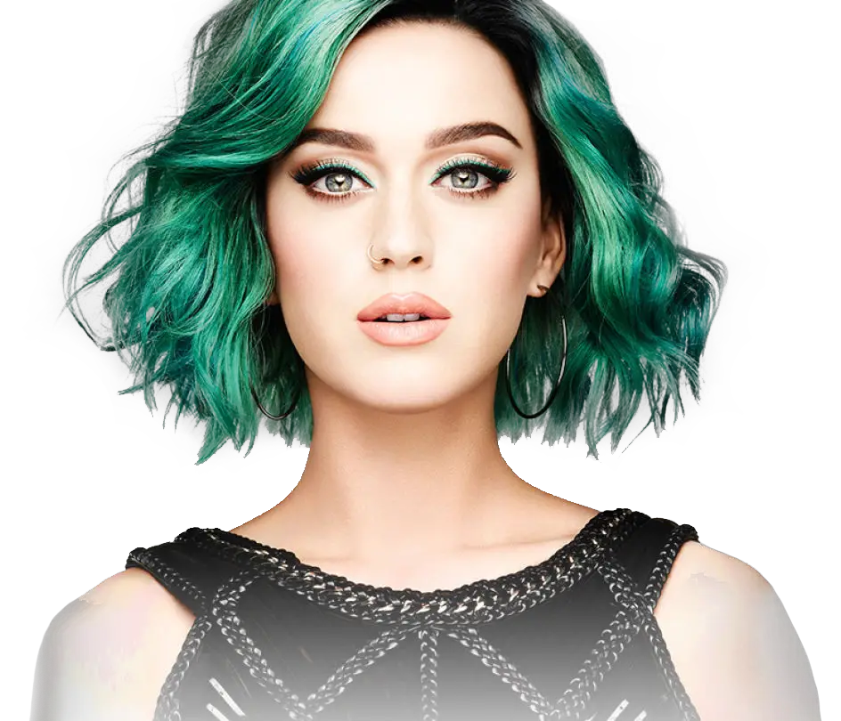 Hair Katy Perry Green Png HD Free Download