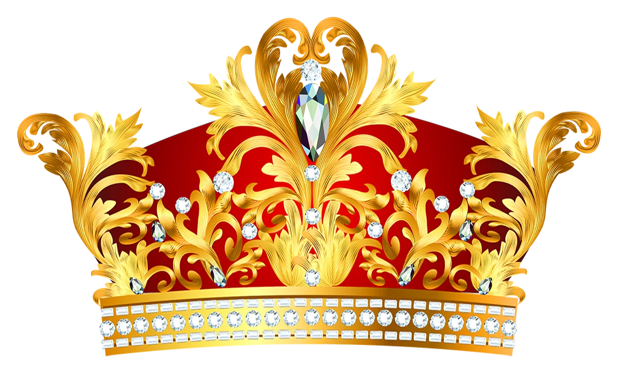 Golden Crown King Png HD Free Download