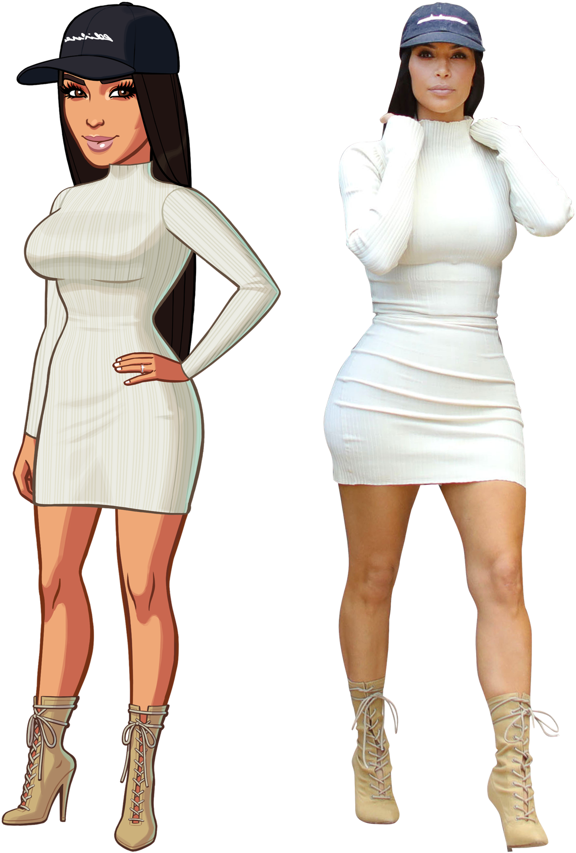 Kardashian Kim Png HD Free Download